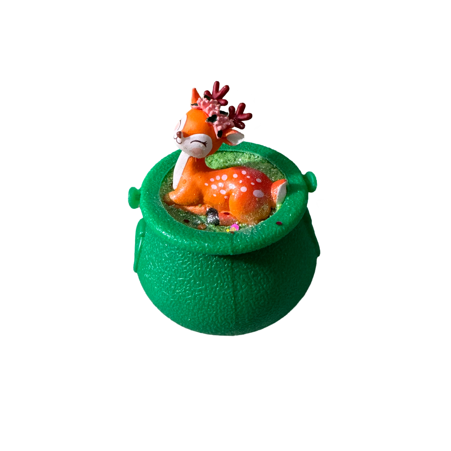 Bath Bomb - Reindeer (sitting) Cauldron - Christmas Cookies - Ages 3+ CHOKING HAZARD