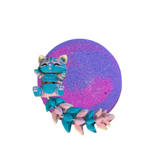Bath Bomb - Kitty Cat Surprise - Cream Soda - AGES 3+ Toy Inside