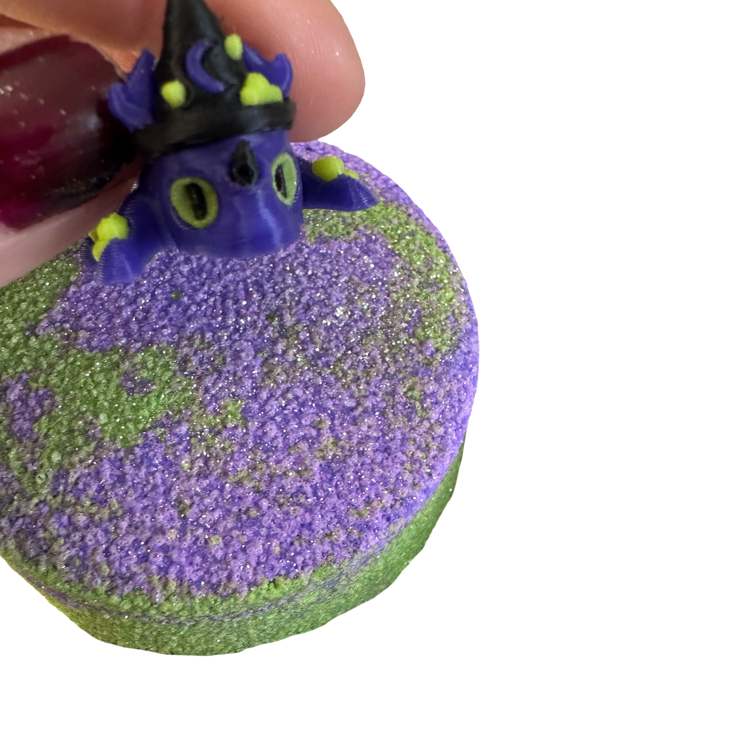 Discount Pack - 2 x Freshly Made Witchy Dragon Toy Bath Bombs - humidity popped up suddenly - ages 3+