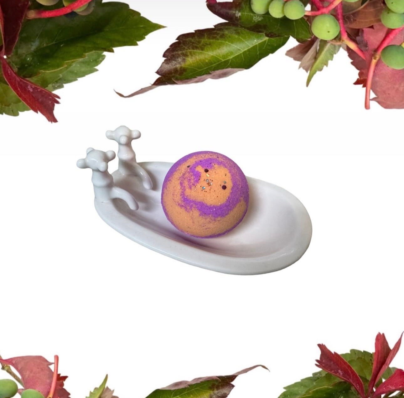 Bath Bomb - Round - Vanilla Pumpkin Marshmallow