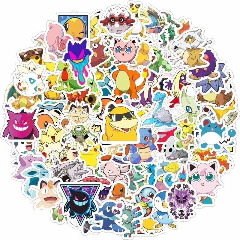 Sticker Pack - Pokemon - 10 Stickers