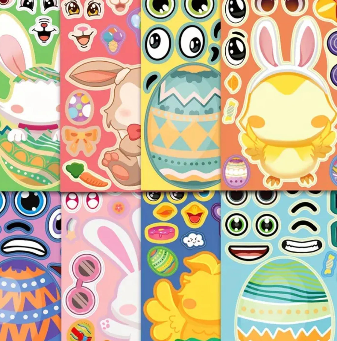 Sticker Pack - DIY Easter Friends - 4 Pack