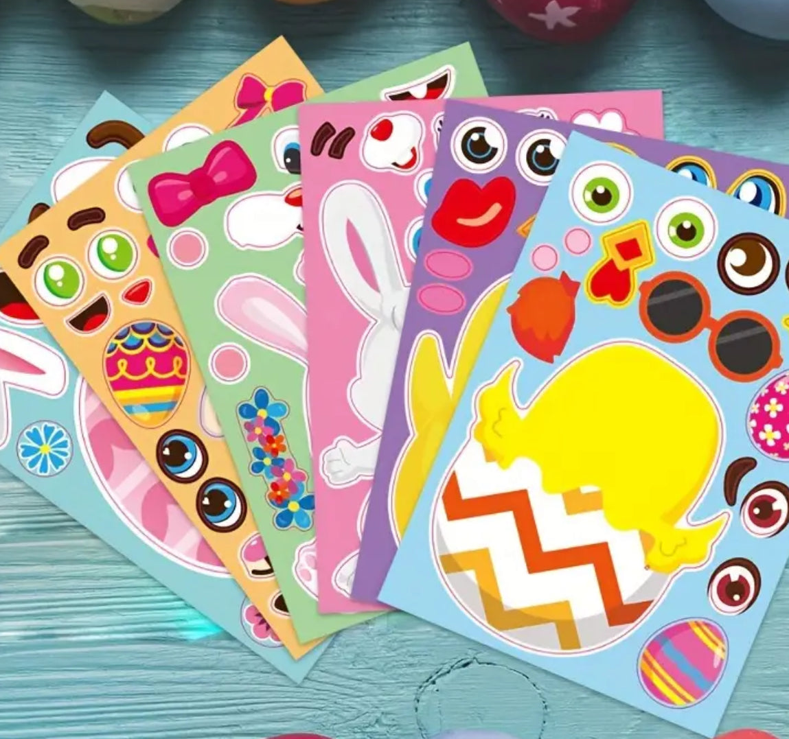 Sticker Pack - DIY Easter Friends - 4 Pack