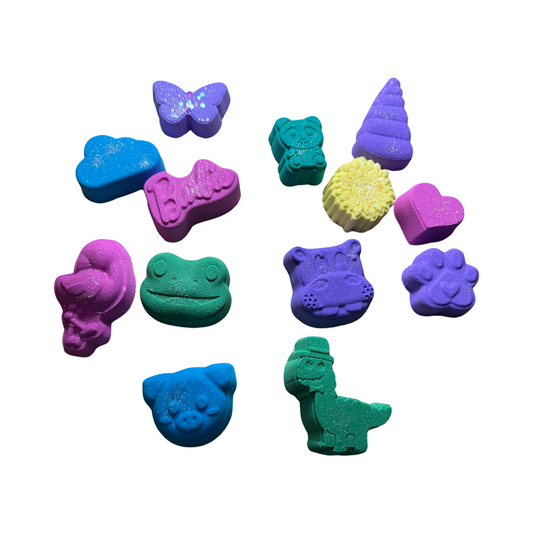 Bath Bombs - 1 Pound Mixed Minis - Mix of Colors and Shapes
