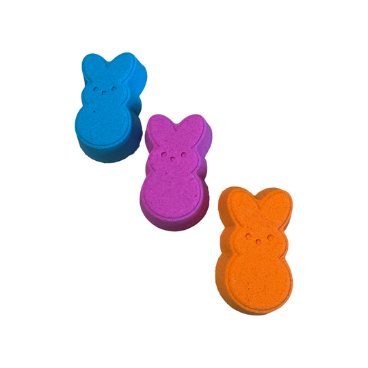 Bath Bombs - Trio of Peeps Vibrant - Assorted Colors and Scents