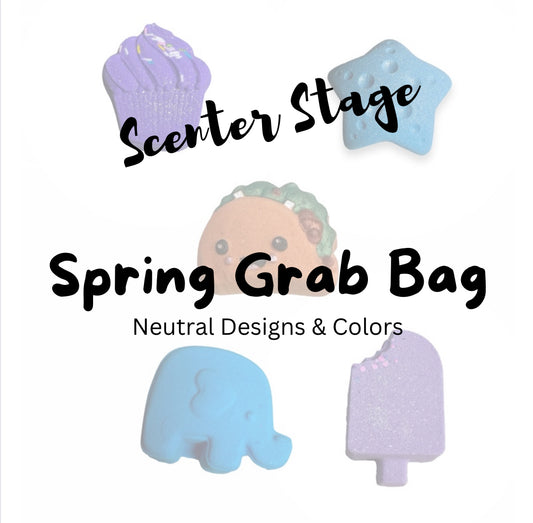 Bath Bombs - Spring Surprise Grab Bag - Neutral Colors and Designs