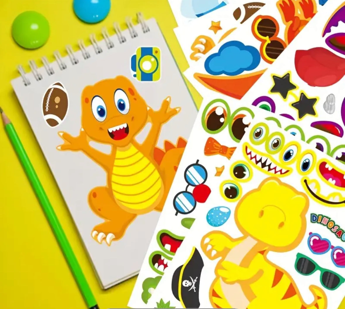 Sticker Pack - DIY Dinos - 2 Pack