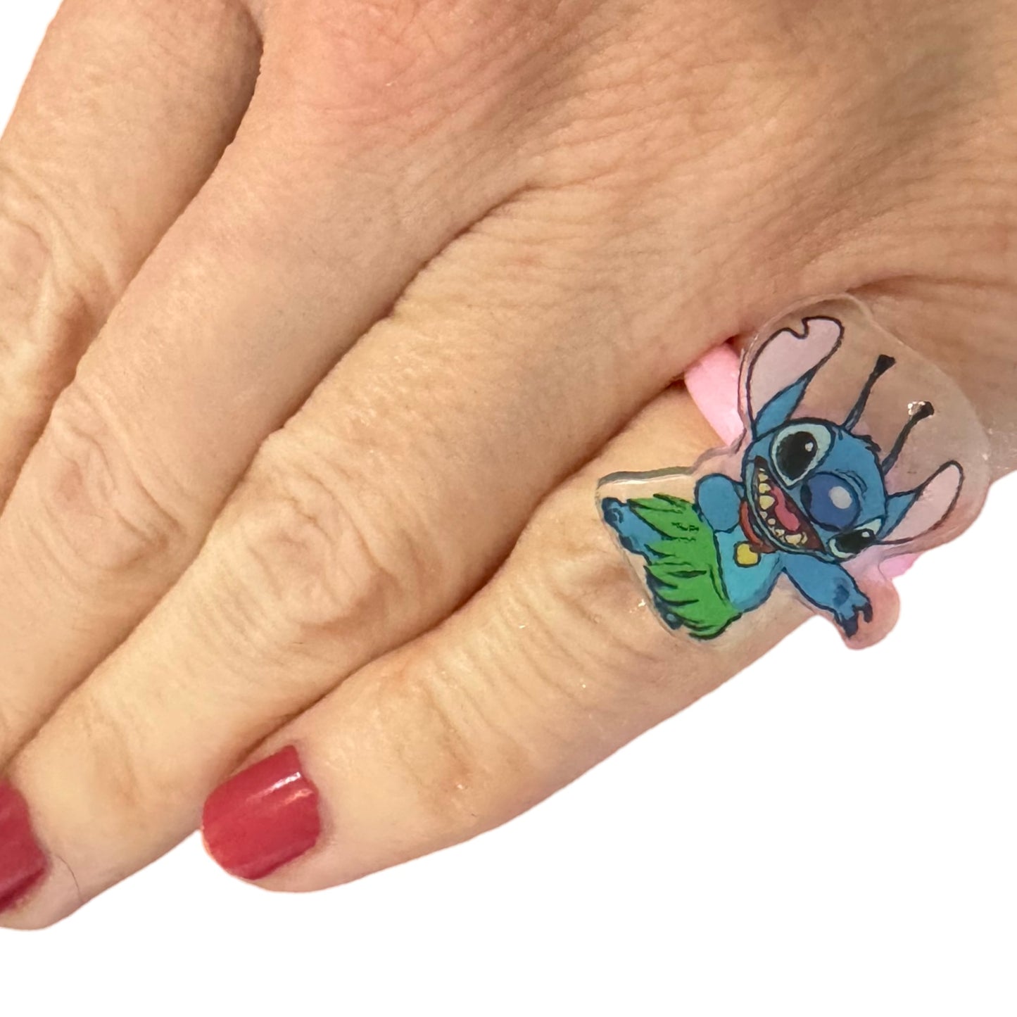 Bath Bomb - Stich Ring Surprise - Blue Raspberry - AGES 3+ Ring Inside