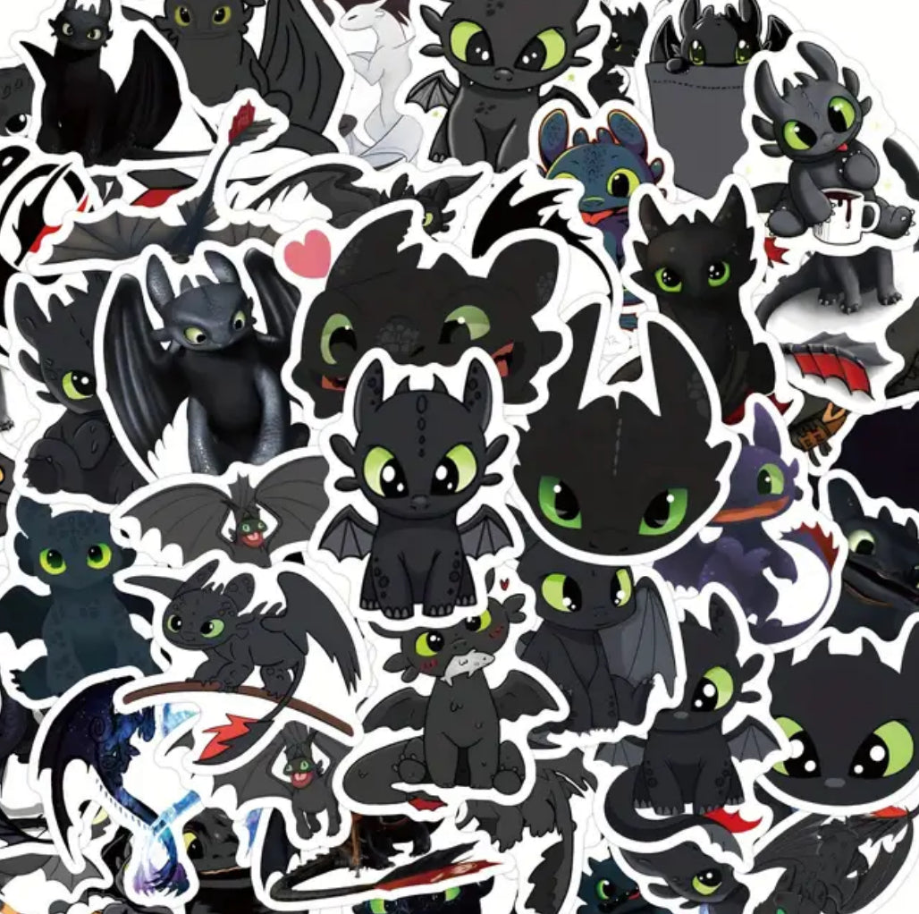 Sticker Pack - Dragons - 10 Stickers