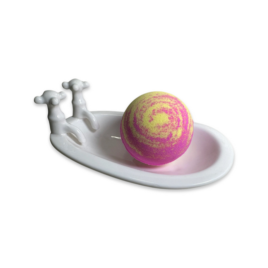 Bath Bomb - Round - Cherry Royale