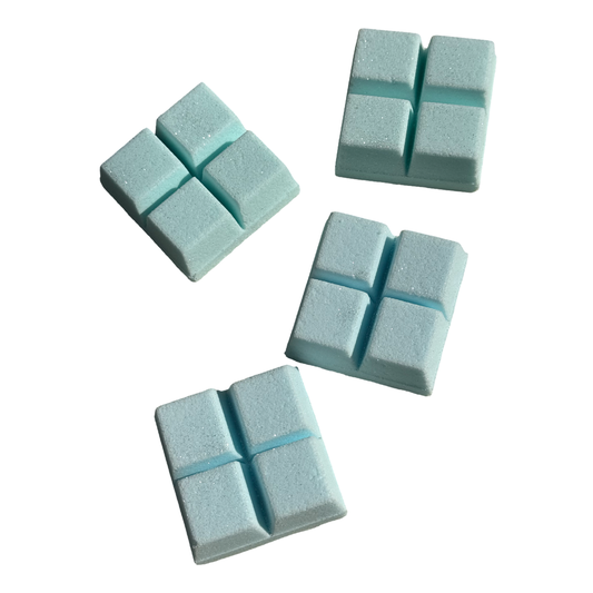 Shower Steamers - Eucalyptus and Peppermint - 4 Pack Snap Apart - Up to 16 Showers per Bag