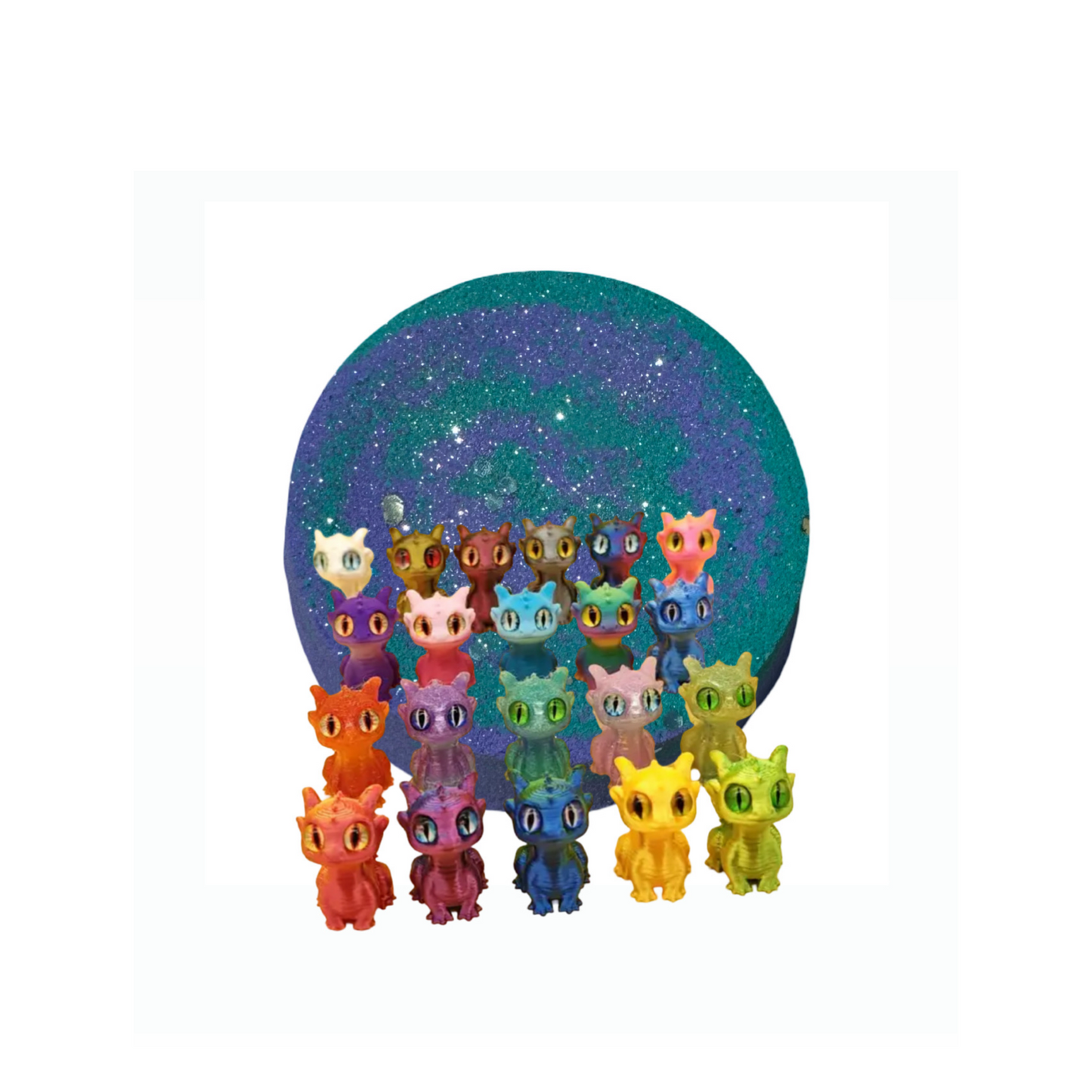 Bath Bomb - ADORABLE Dragon Surprise - Fizzy Pops - AGES 3+ Toy Inside