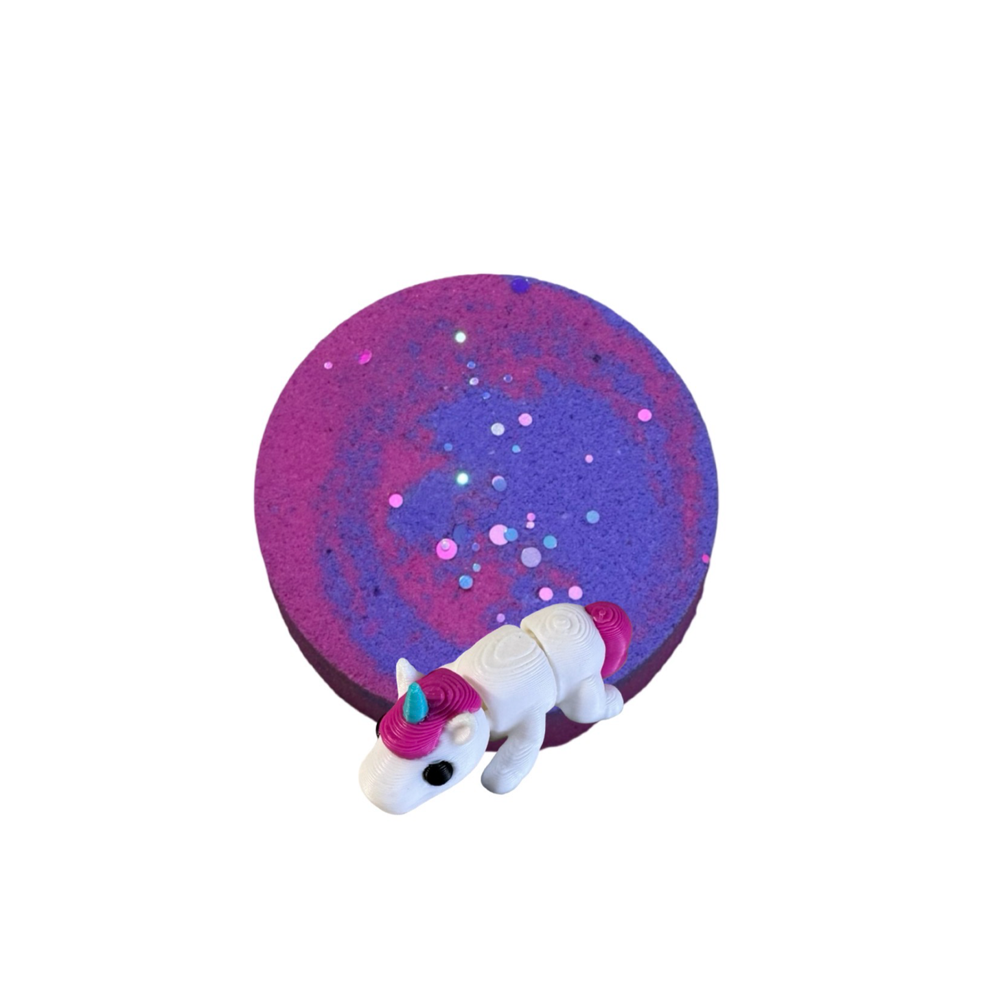 Bath Bomb - Unicorn Surprise - Strawberry Macaroon - AGES 3+ Toy Inside