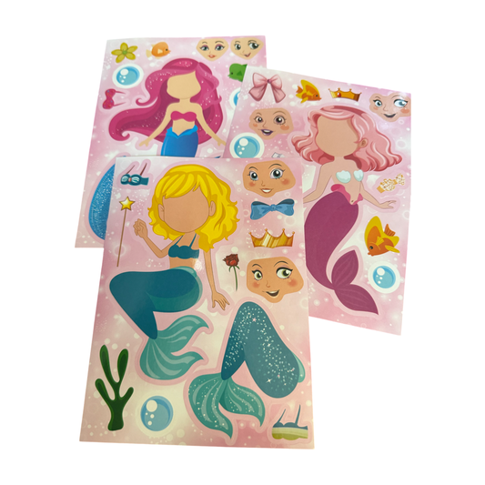 Sticker Pack - DIY Mermaids -  2 Pack