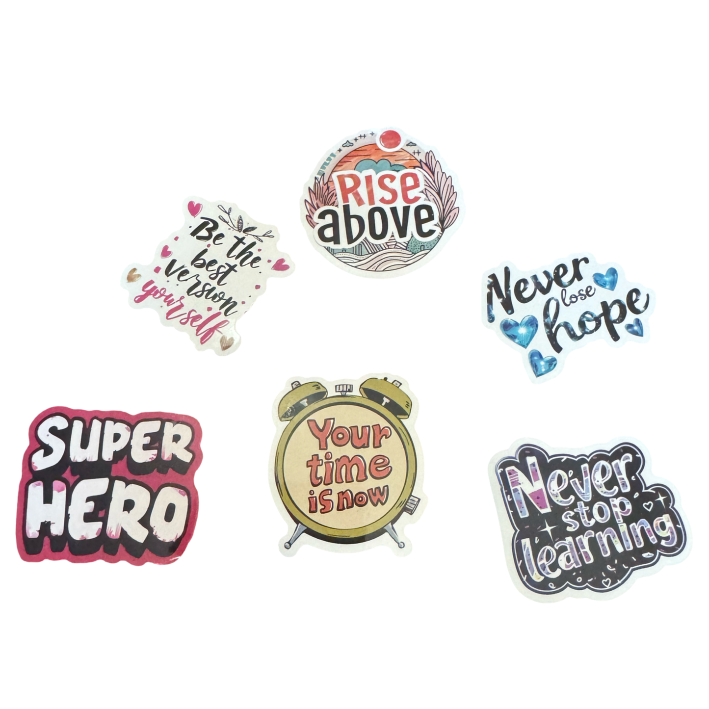 Sticker Pack - Motivational Stickers - 10 Stickers