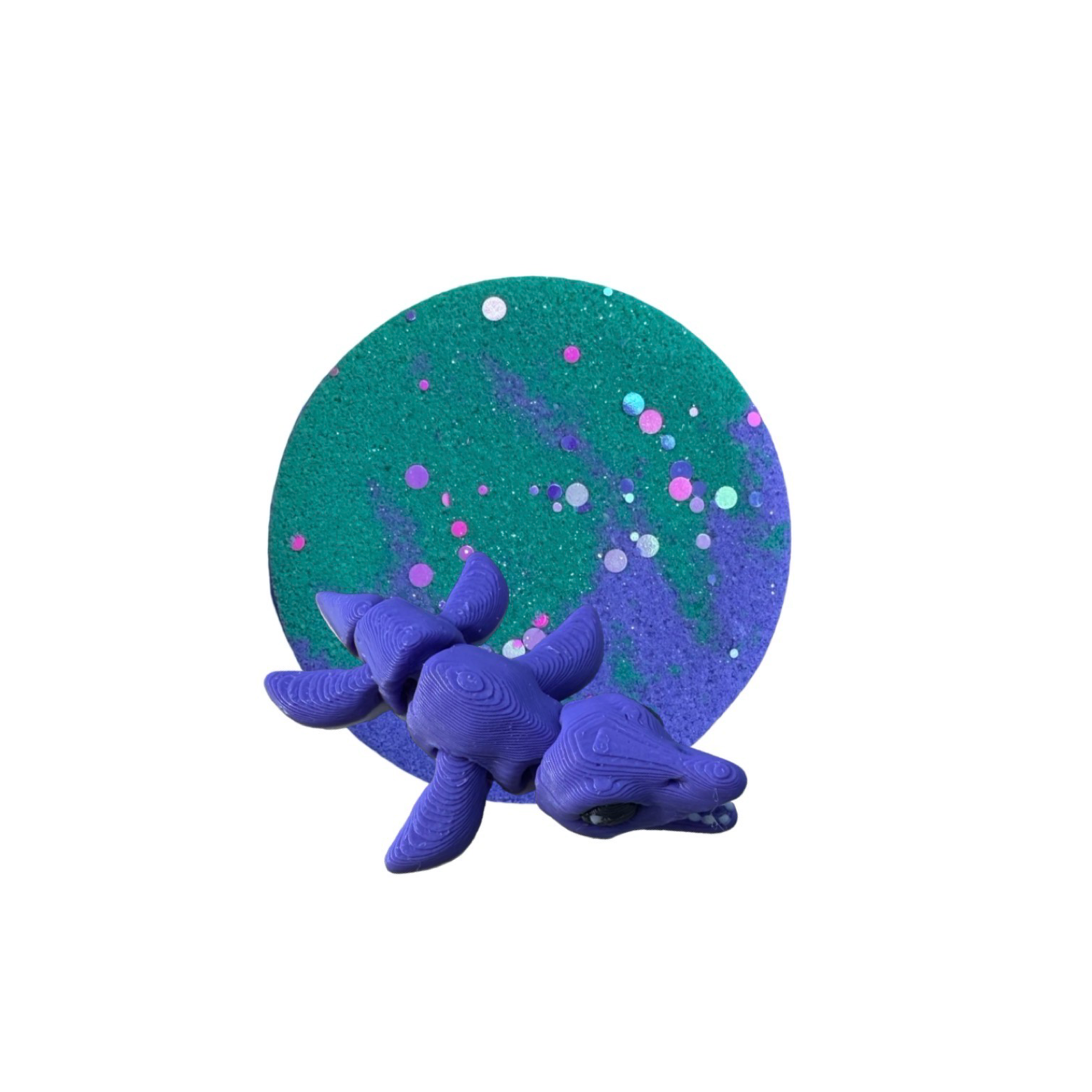 Bath Bomb - Water Dino Surprise - Frosted Coconut - AGES 3+ Toy Inside