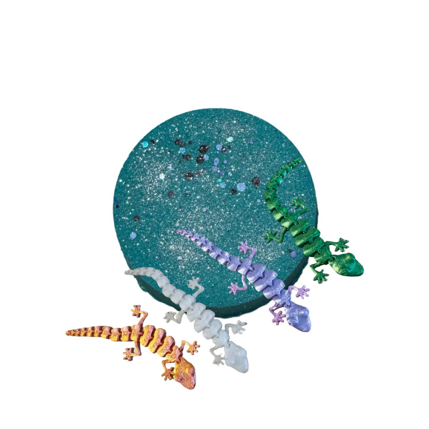 Bath Bomb - My Pet Lizard Surprise - Sour Patch Candy - AGES 3+ Toy Inside - DO NOT LEAVE TOY IN WATER