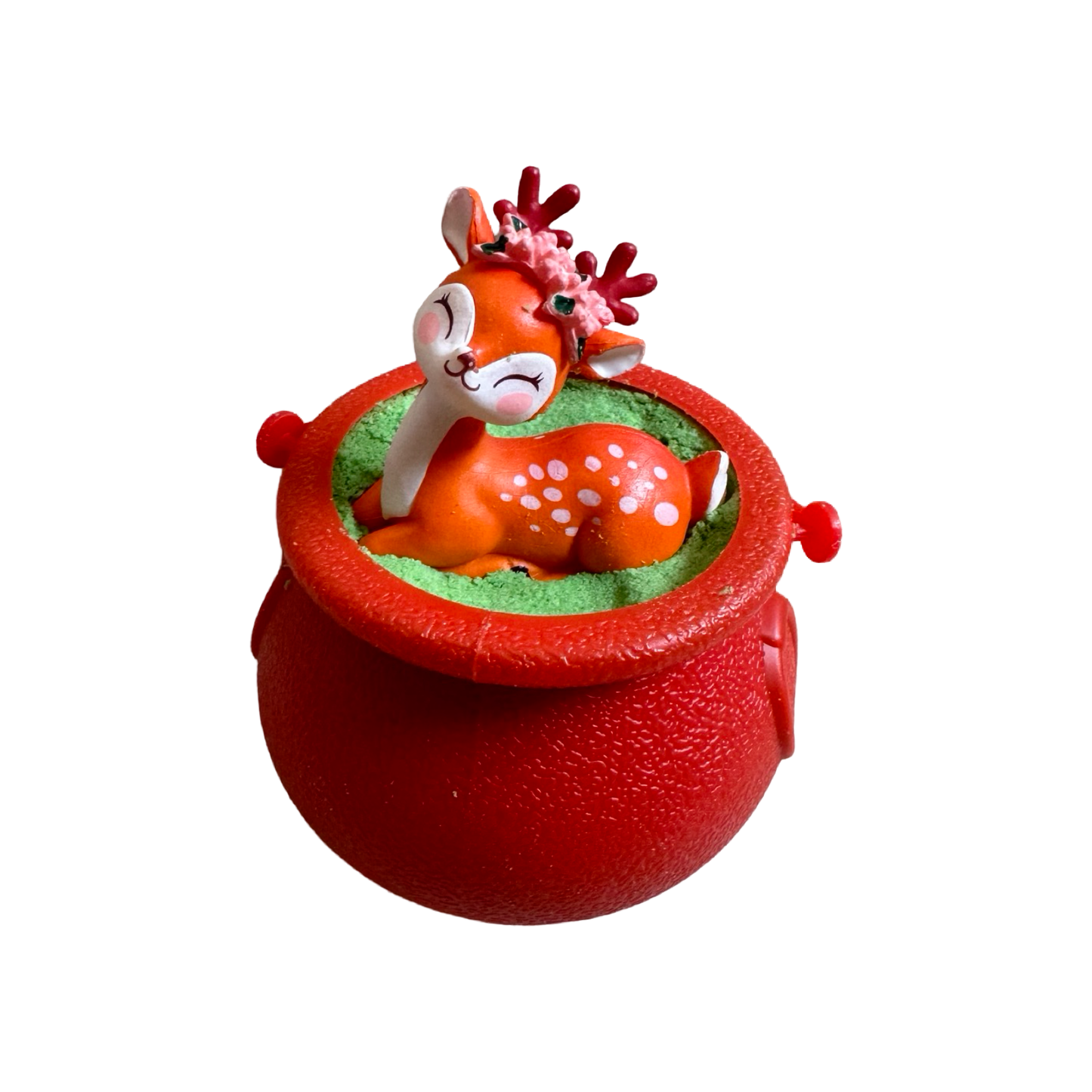 Bath Bomb - Reindeer (sitting) Cauldron - Christmas Cookies - Ages 3+ CHOKING HAZARD
