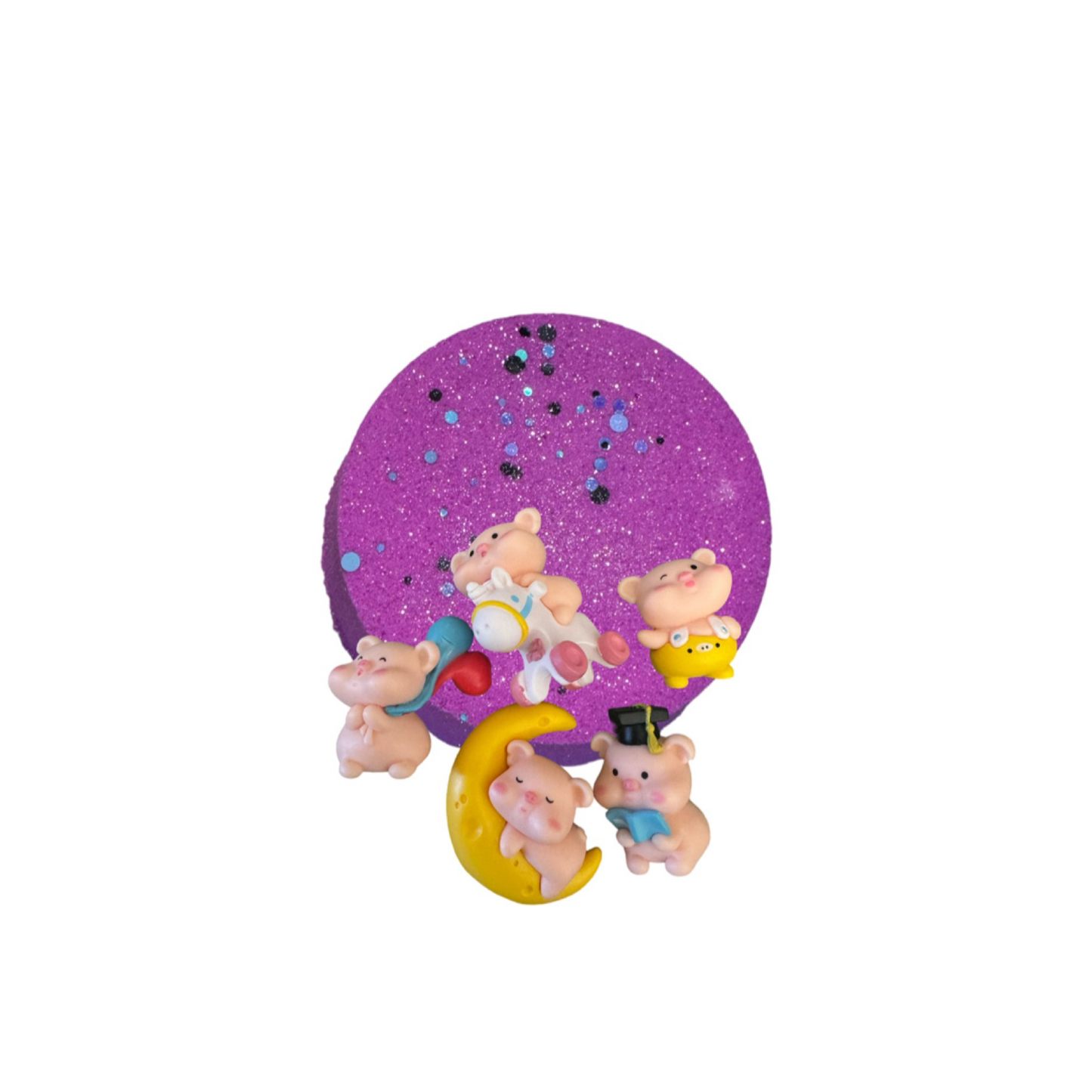 Bath Bomb - Cute Pig Surprise - Cherry Slushie - AGES 3+ Toy Inside