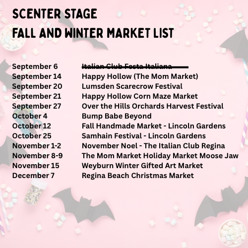 Find me at a Market near you!!!