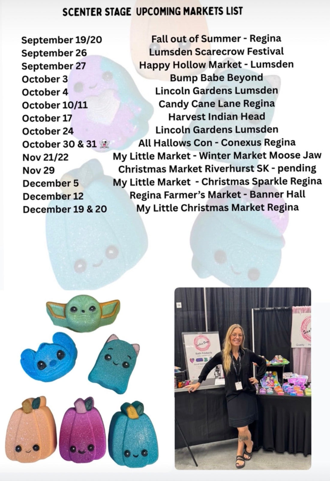 Find me at a Market near you!!!