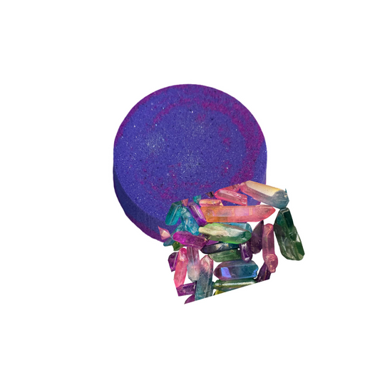 Bath Bomb - Crystal Intentions - Grape - Choking Hazard Ages 3+
