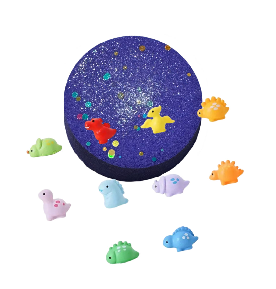 Bath Bomb - Dino Surprise - Grape Candy -  AGES 3+ Toy Inside