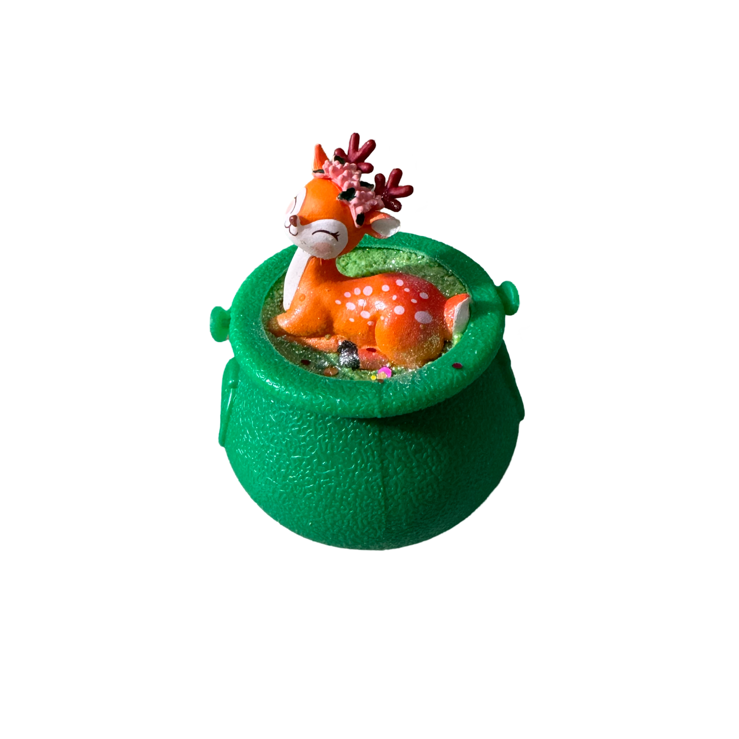 Bath Bomb -  Reindeer (sitting) Cauldron - Christmas Cookies - Ages 3+ CHOKING HAZARD