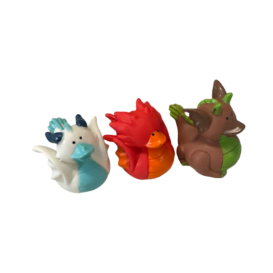 Dragon Rubber Ducks - 3 Pack