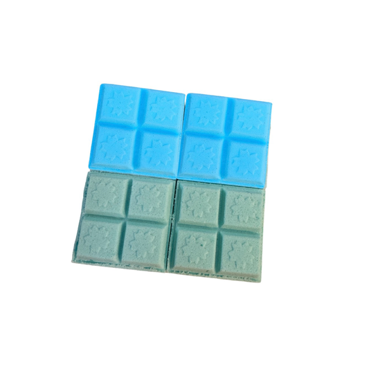 Shower Steamers - Eucalyptus and Peppermint - 4 Pack Snap Apart - Up to 16 Showers per Bag