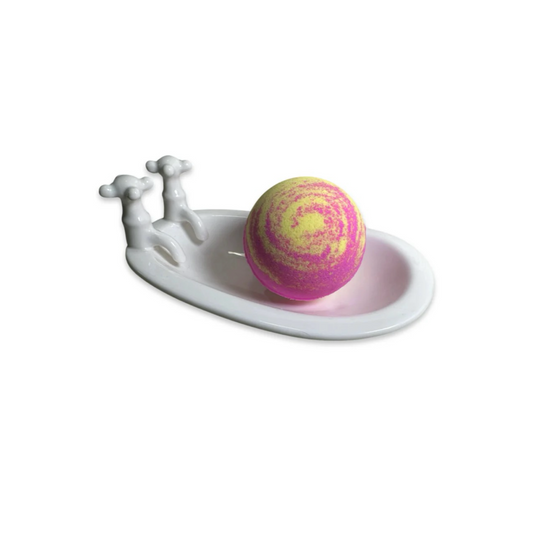 Bath Bomb - Round - Cherry Royale