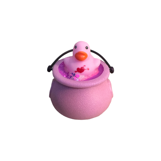 Bath Bomb -  Valentine Duck Cauldron - Bubblegum - Ages 3+ CHOKING HAZARD