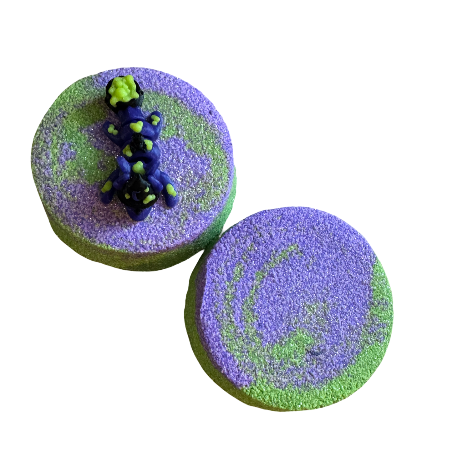 Discount Pack - 2 x Freshly Made Witchy Dragon Toy Bath Bombs - humidity popped up suddenly - ages 3+