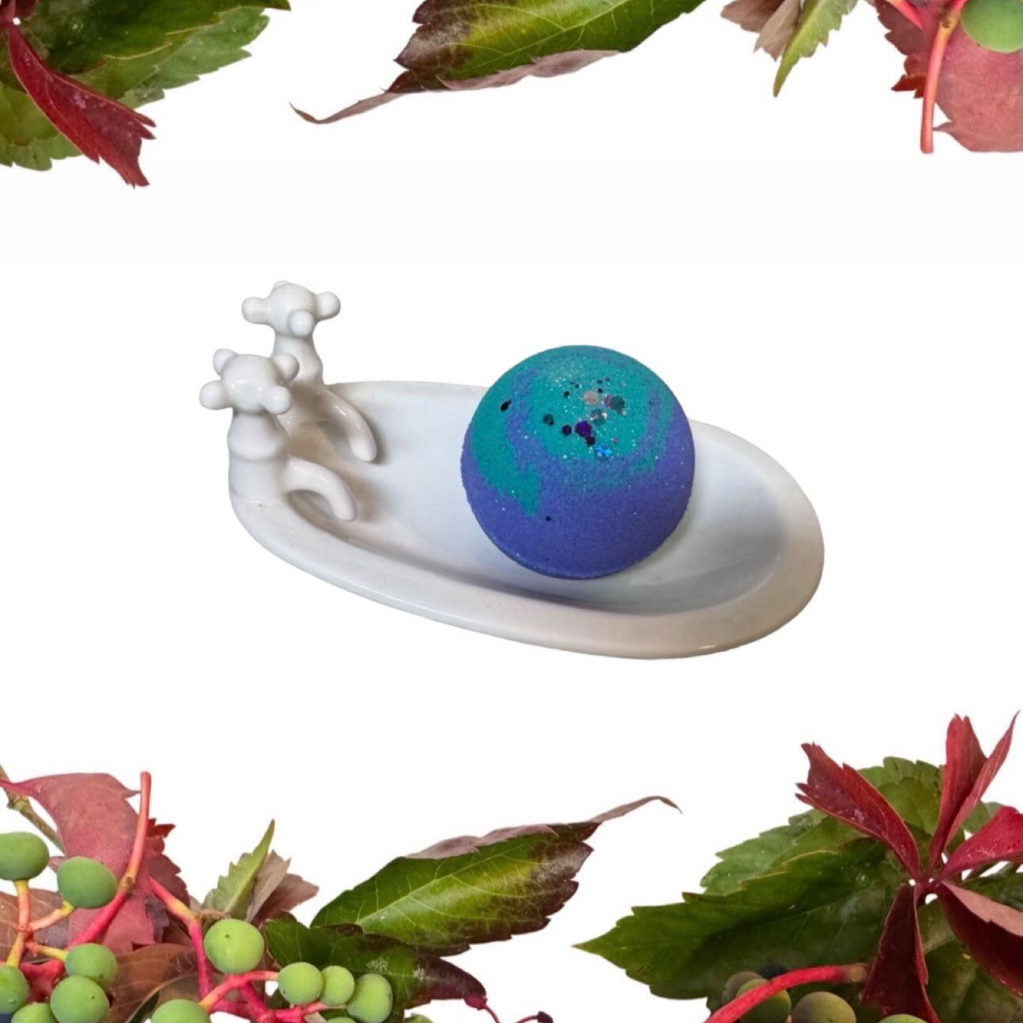 Bath Bomb - Round - Creamy Sandalwood & Clove