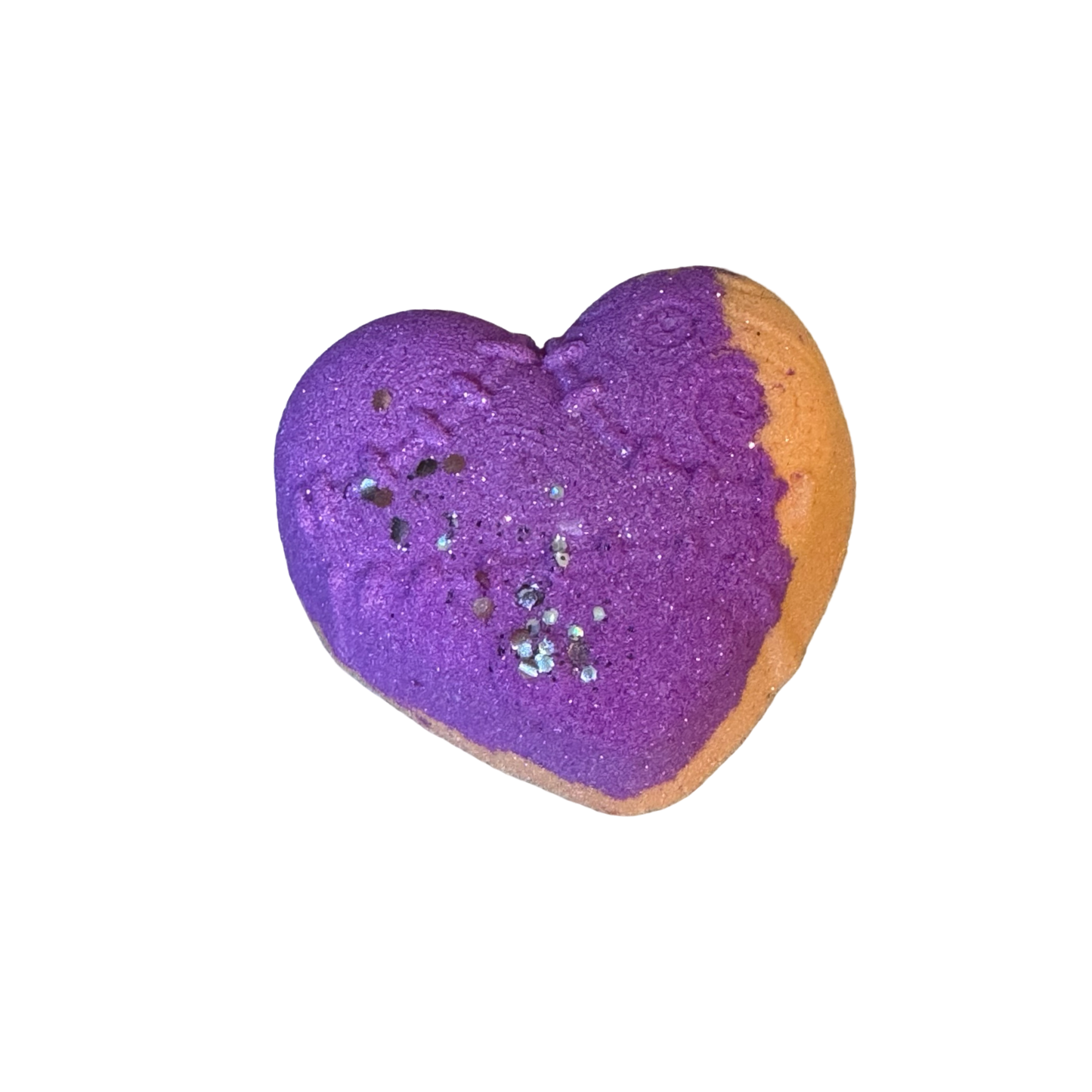 Bath Bomb - Patchwork Halloween Heart - Pumpkin Spice