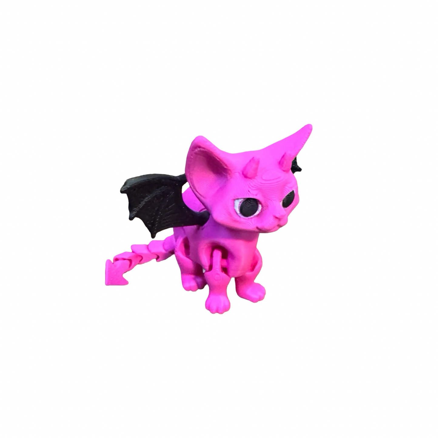 3D Printed Bat Cat Toy!!! No Bath Bomb. Pink.