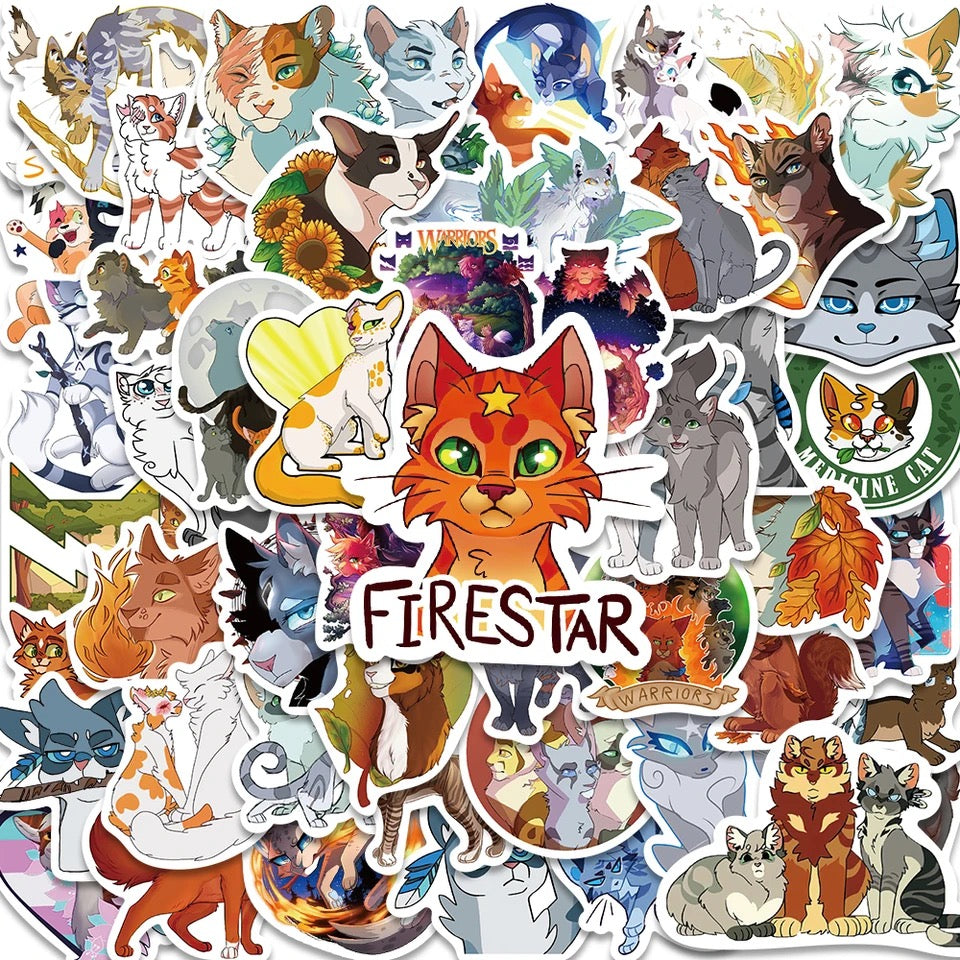 Sticker Pack - Warrior Cats - 10 Stickers