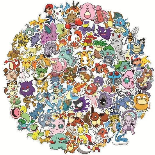 Sticker Pack - Pokemon - 10 Stickers