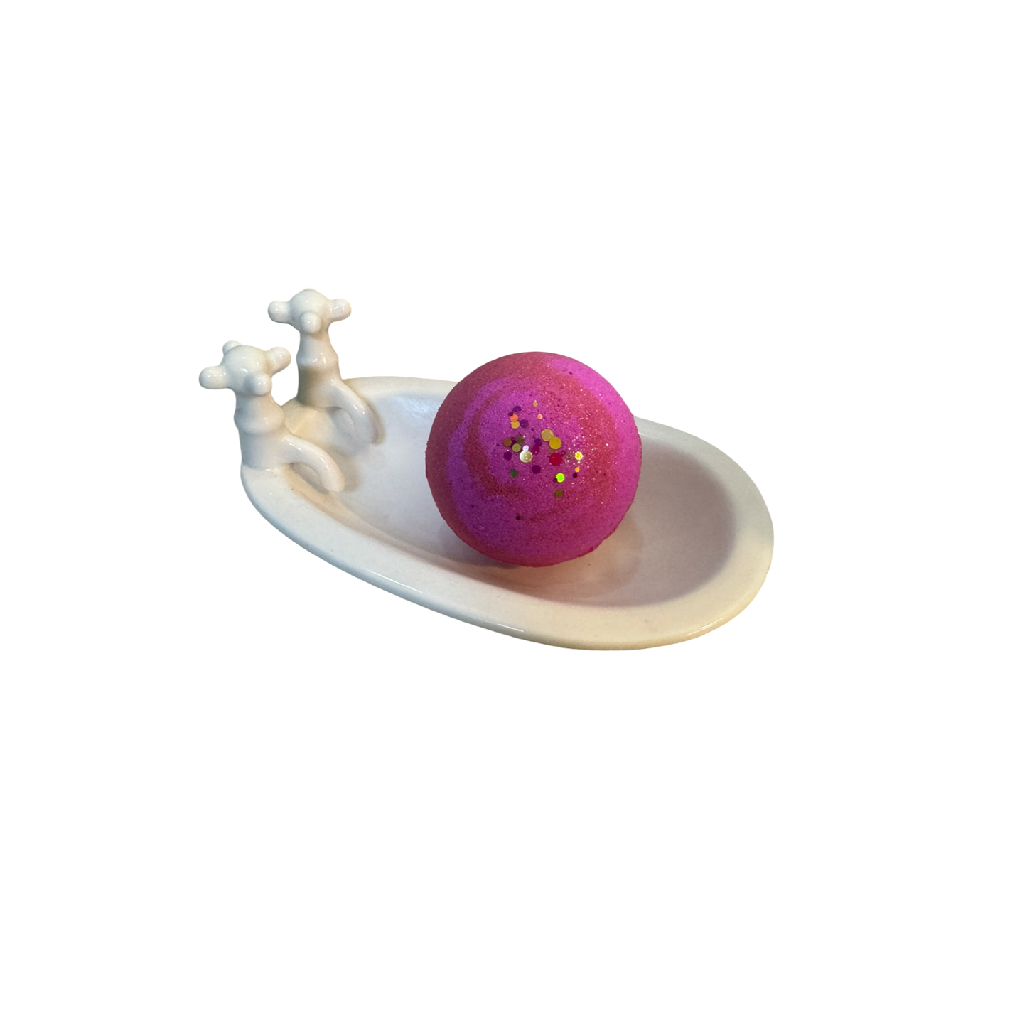 Bath Bomb - Round - Cherry Royale