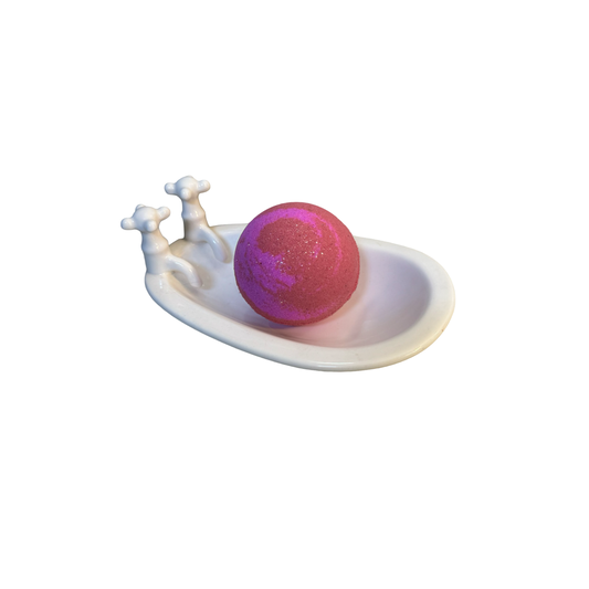 Bath Bomb - Round - Cherry Candy