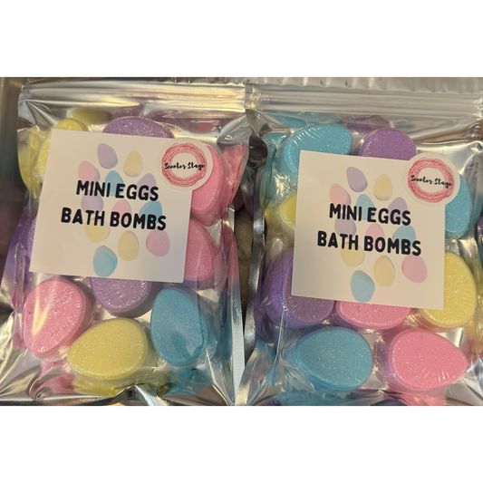 Bath Bombs - Mini Eggs - Minis - Assorted Colors and Scents