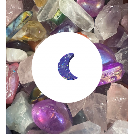 Bath Bomb - Crystal Intentions - Moon - Midnight Magic - Choking Hazard Ages 3+