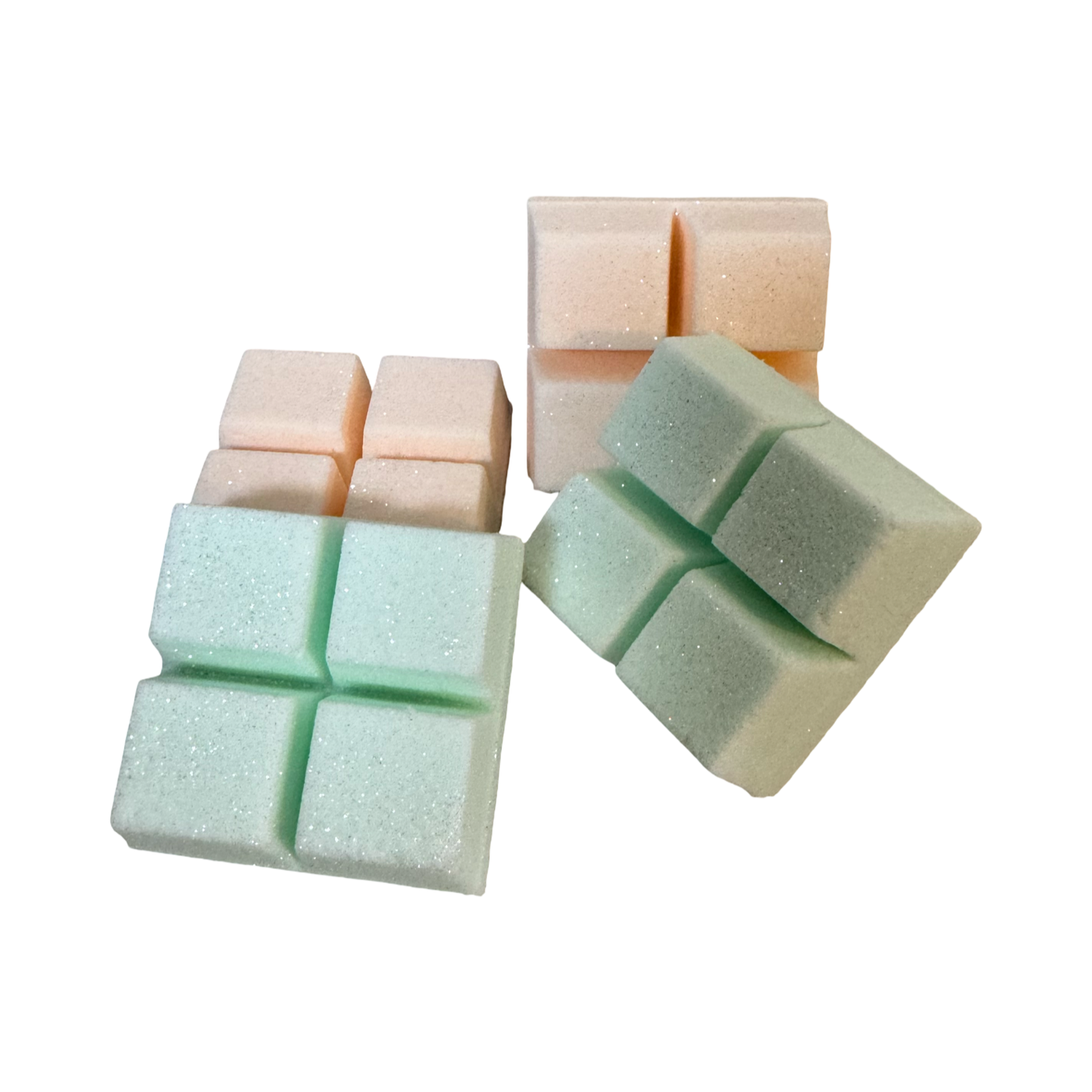 Shower Steamers - Blood Orange and Lemongrass - 4 Pack Snap Apart - Up to 16 Showers per Bag