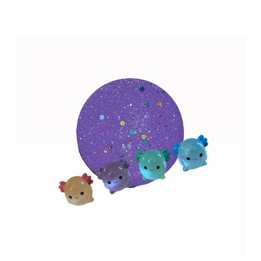 Bath Bomb - Axolotl Surprise - Jelly Bean -  AGES 3+ Toy Inside