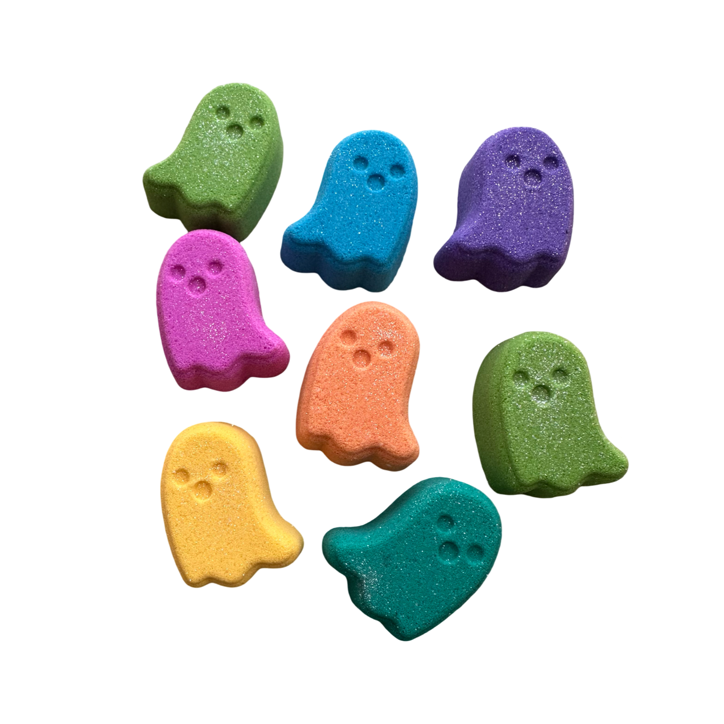 Bath Bombs - Ghost Minis - 8 Pack - Assorted Scents