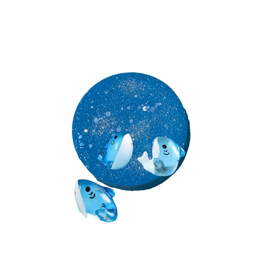 Bath Bomb - Shark Attack - Blue Raspberry -  AGES 3+ Toy Inside