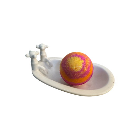 Bath Bomb - Round - Peachy Keen