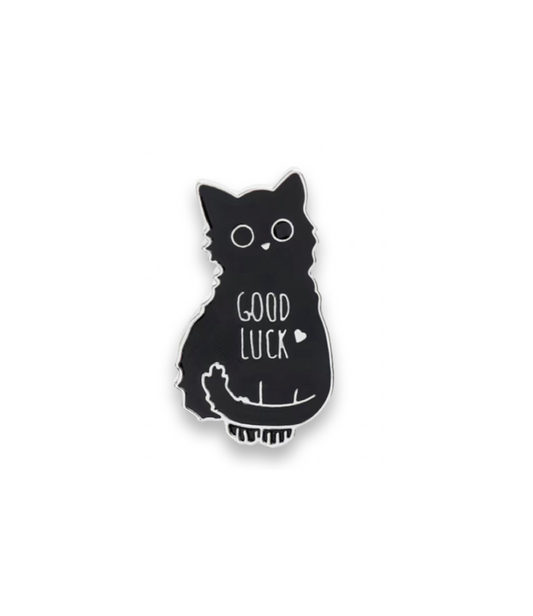 Pin - Black Good Luck Cat - Choking Hazard - Not Suitable for Children