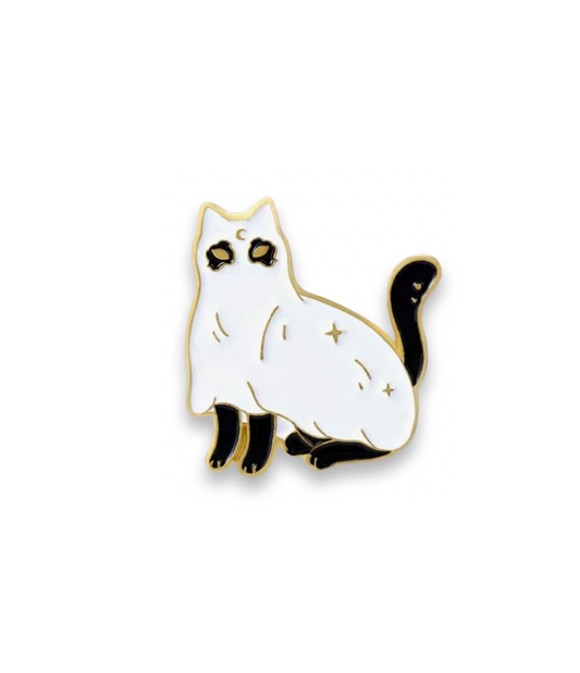 Pin - White Ghost Cat - Choking Hazard - Not Suitable for Children