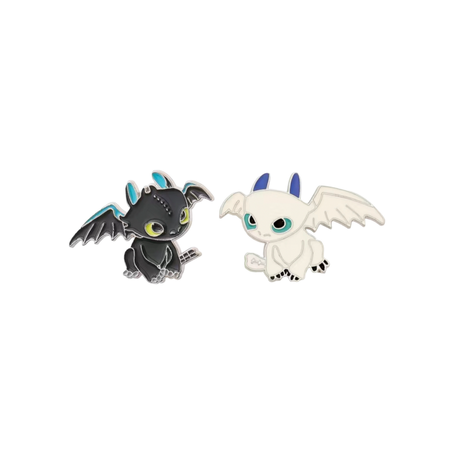 Pin - Toothless Set - 2 Pins - Choking Hazard - Not Suitable for Children